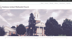 Desktop Screenshot of clarkstonumc.org